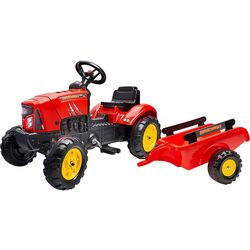 Tractor cu pedale si remorca Falk Supercharger 2030AB (Red)