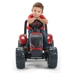 Tractor cu pedale si remorca Falk Valtra 4000AB (Red/Black) Thumb