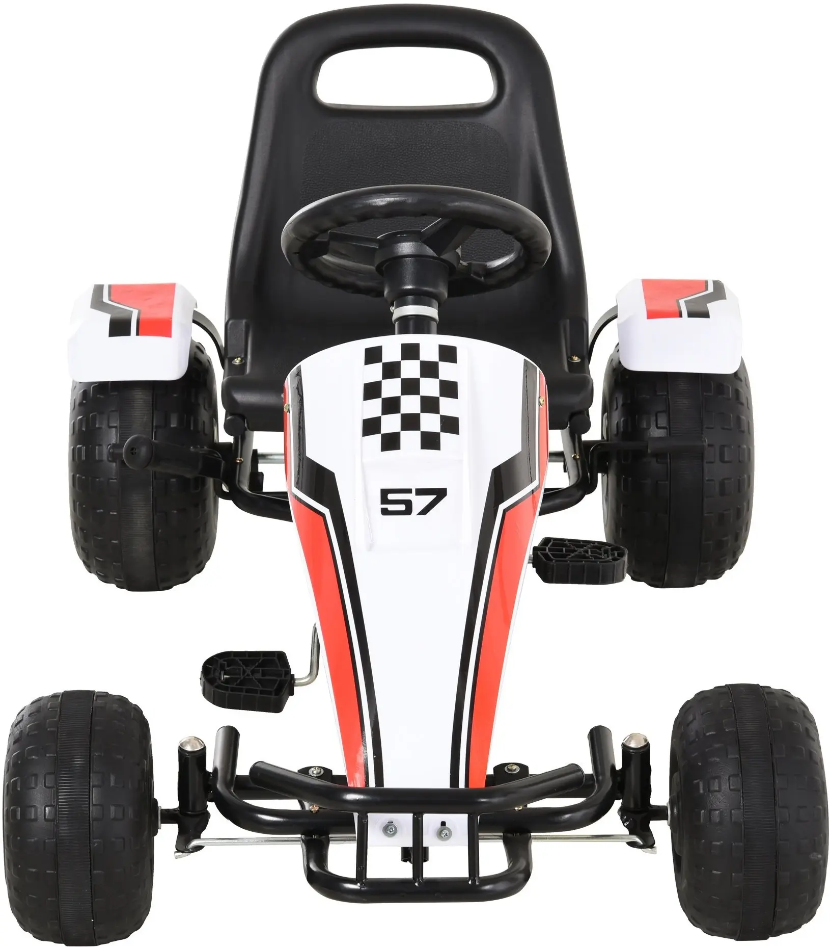 Картинг с педалями HomCom 341-036 (White) - 4