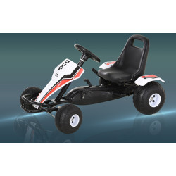 Картинг с педалями HomCom 341-036 (White) Thumb