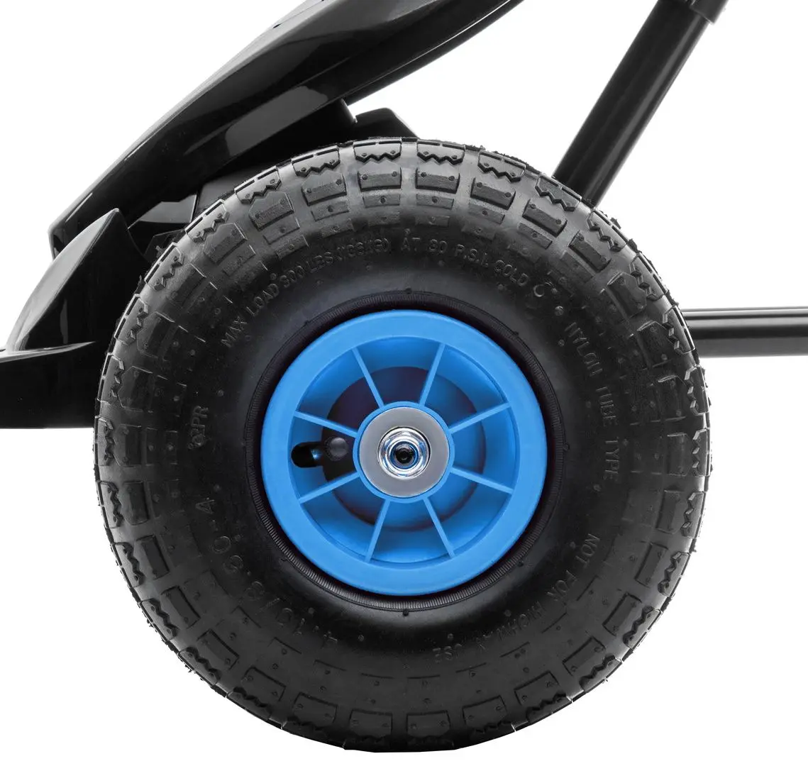 Carting cu pedale Homcom 370-256V00BU (Black/Blue)