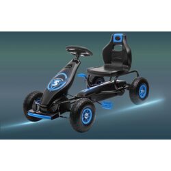 Carting cu pedale Homcom 370-256V00BU (Black/Blue) Thumb