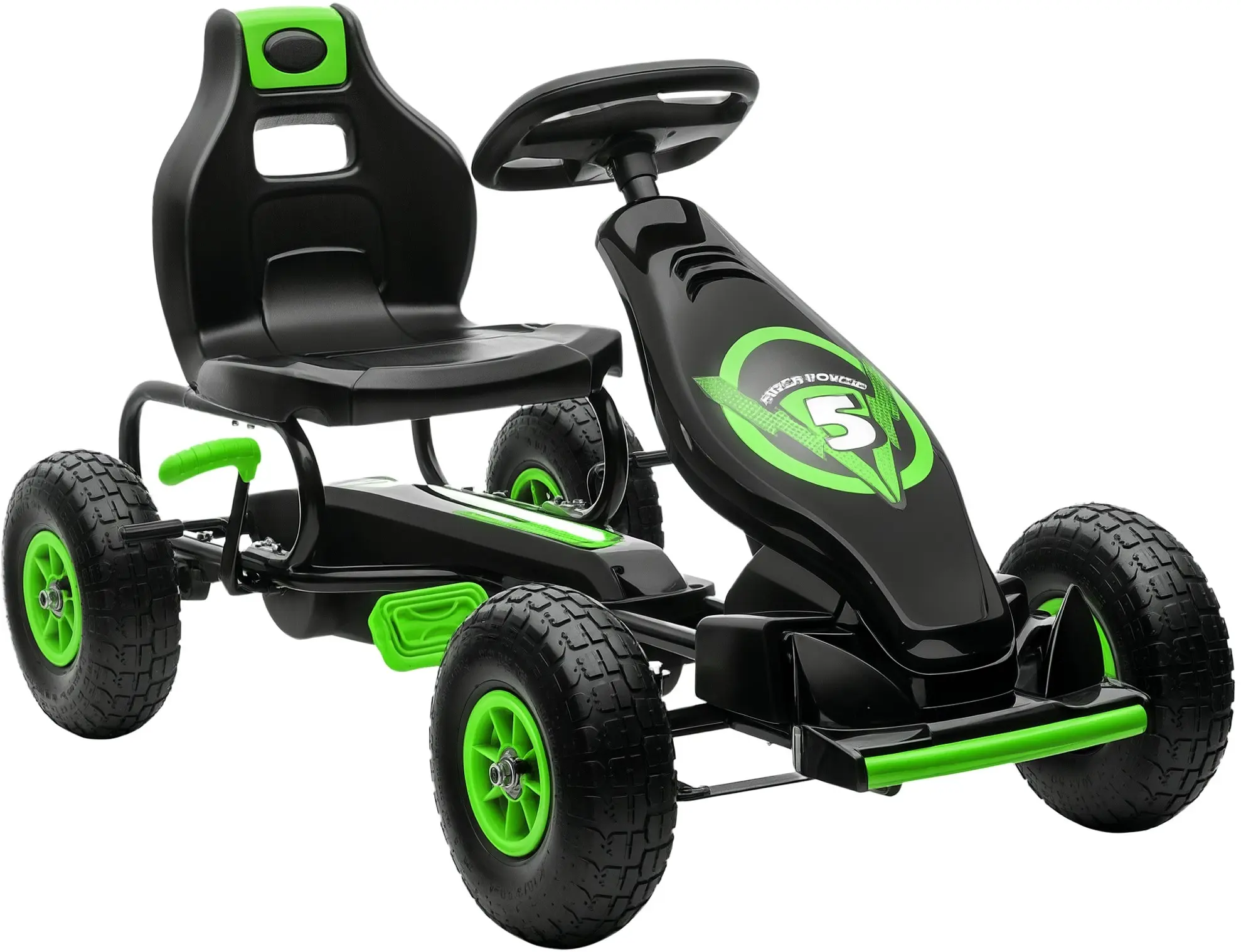 Картинг с педалями HomCom 370-256V00GN (Green) - 2