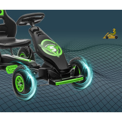 Картинг с педалями HomCom 370-256V00GN (Green) Thumb