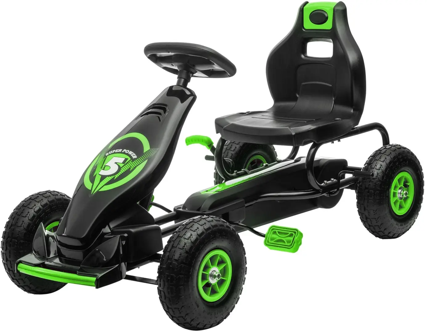 Картинг с педалями HomCom 370-256V00GN (Green)