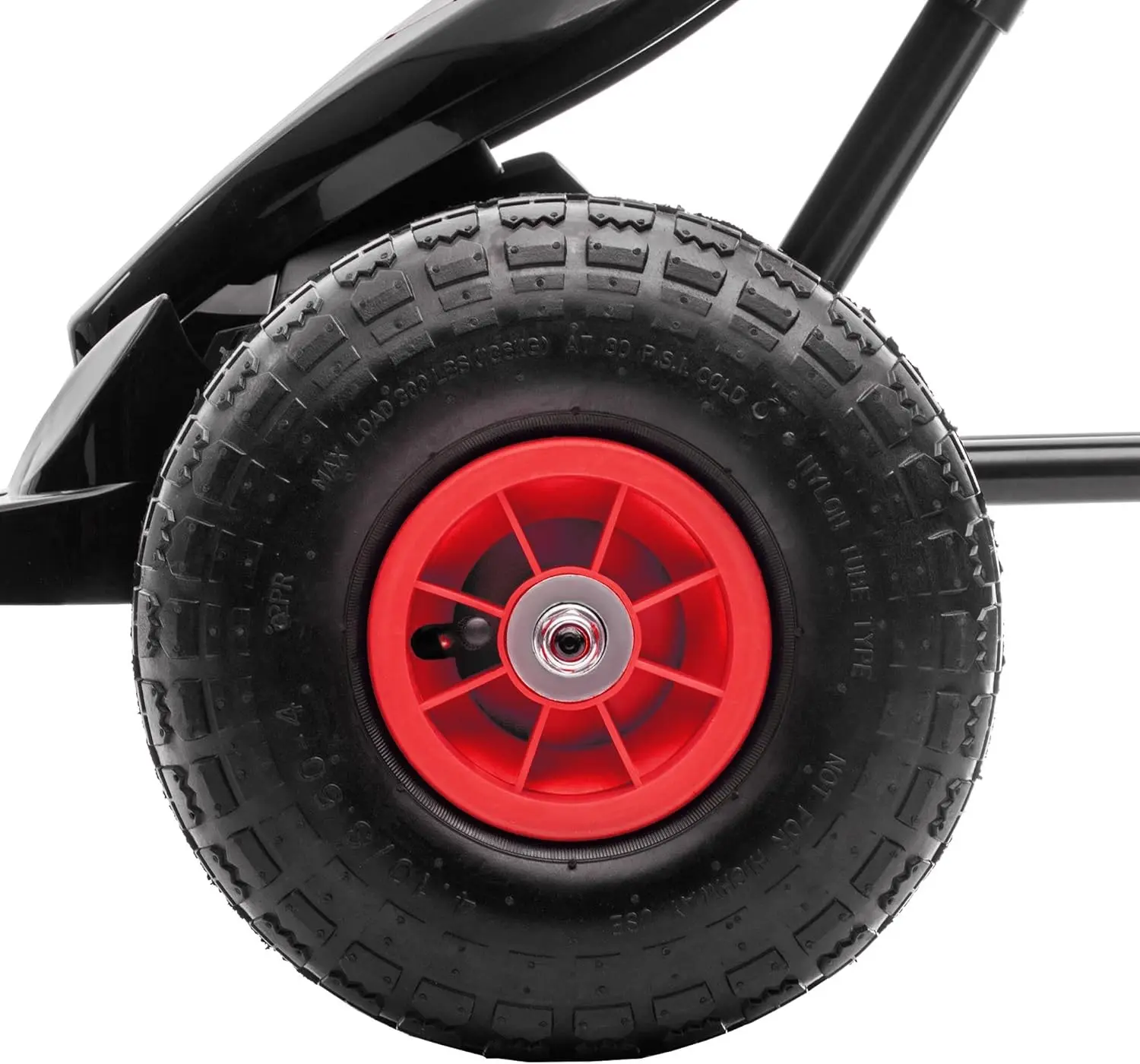 Carting cu pedale Homcom 370-256V00RD (Red/Black) - 2