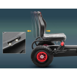 Carting cu pedale Homcom 370-256V00RD (Red/Black) Thumb
