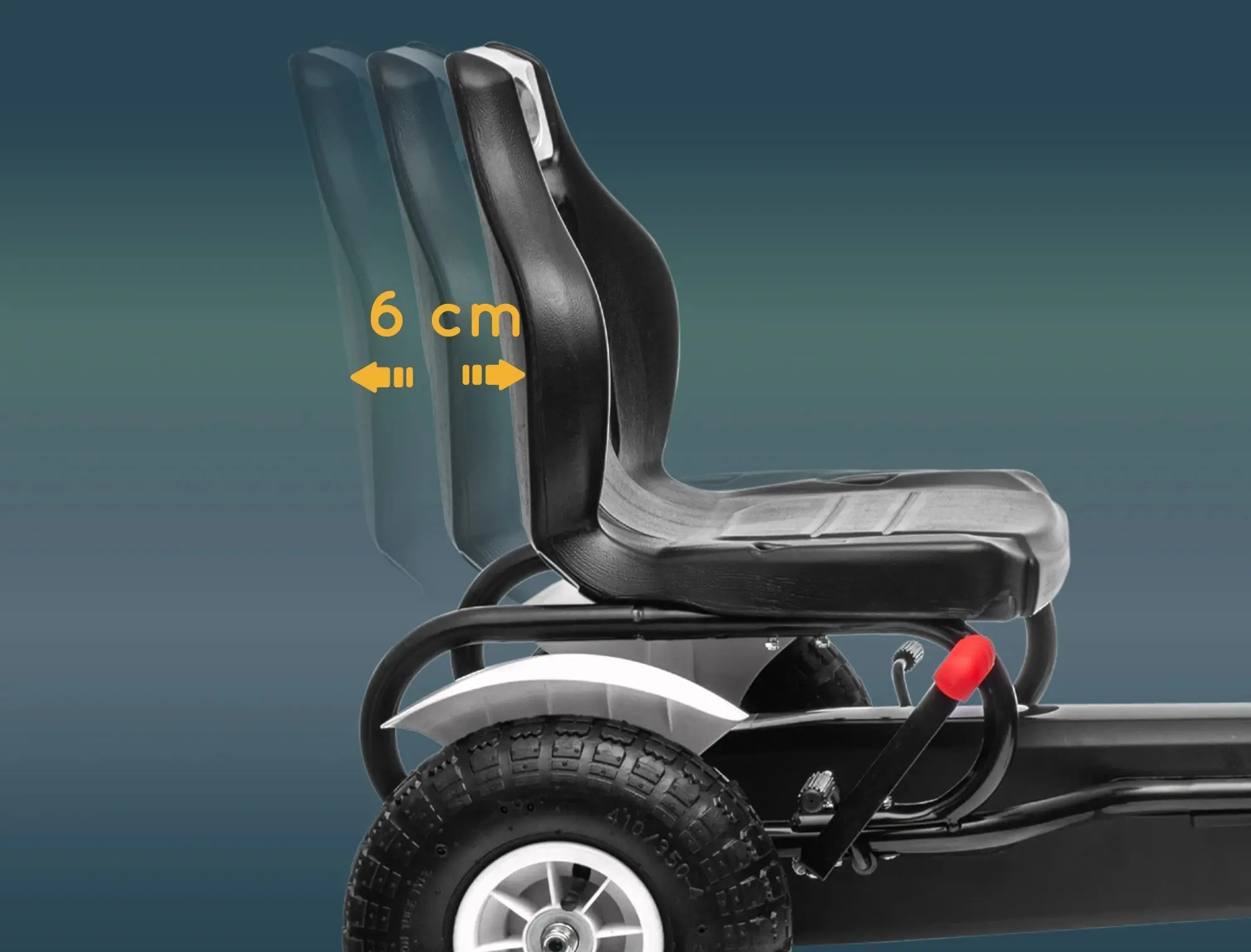 Картинг с педалями HomCom 370-276V00WT (White) - 5