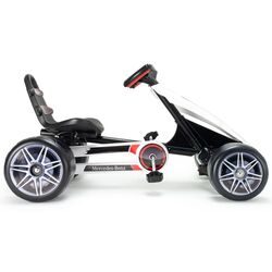 Carting cu pedale Injusa Mercedes-Benz 4122IN (White/Black) Thumb