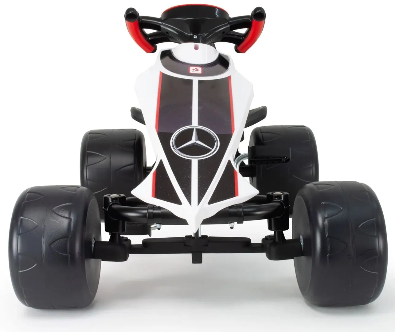 Carting cu pedale Injusa Mercedes-Benz 4122IN (White/Black) - 3