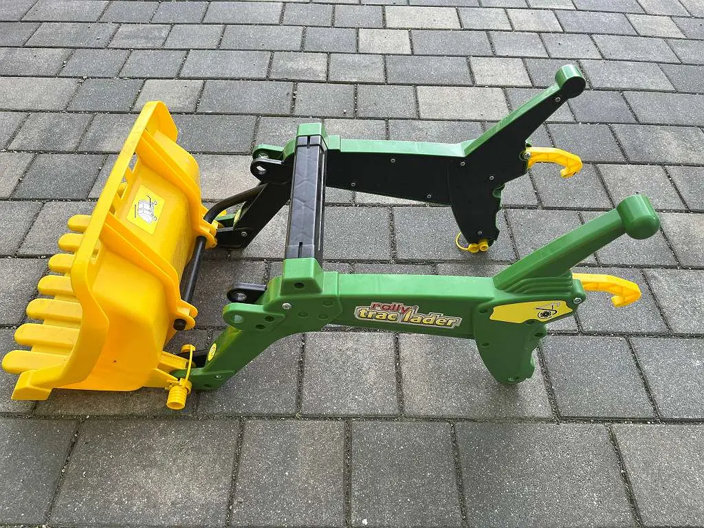 Incarcatorul din fata RollyToys John Deere Farmtrac X-Trac (Green/Yellow)