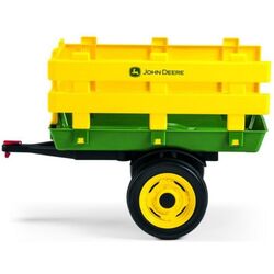 Remorca pentru tractor cu pedale RollyToys John Deere Peg Perego (Yellow/Green) Thumb