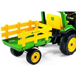 Remorca pentru tractor cu pedale RollyToys John Deere Peg Perego (Yellow/Green) Thumb