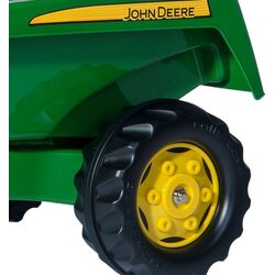 Remorca pentru tractor cu pedale RollyToys John Deere Rolly Kipper (Green/Yellow) Thumb