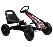 Carting cu pedale Lean Cars A-15 Go-Kart (Black)