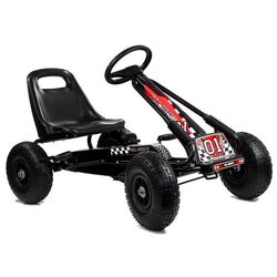 Carting cu pedale Lean Cars A-15 Go-Kart (Black)