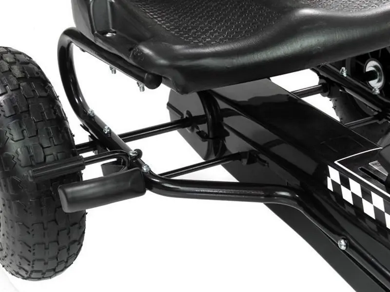 Carting cu pedale Lean Cars A-15 Go-Kart (Black)