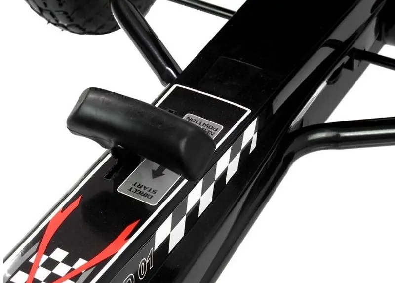 Carting cu pedale Lean Cars A-15 Go-Kart (Black)