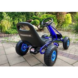 Carting cu pedale Lean Cars A-15 Go-Kart (Blue) Thumb