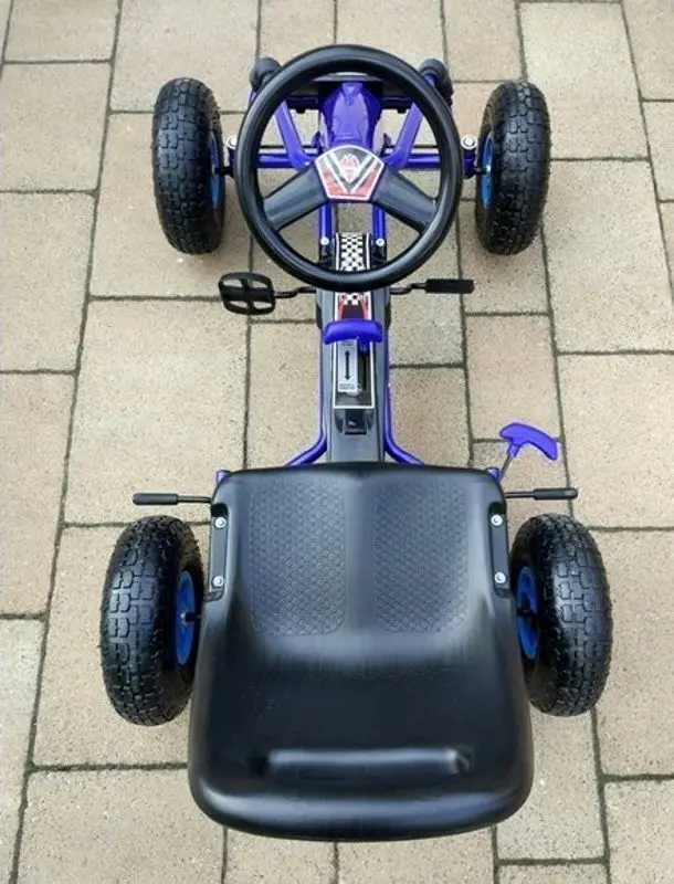 Carting cu pedale Lean Cars A-15 Go-Kart (Blue)