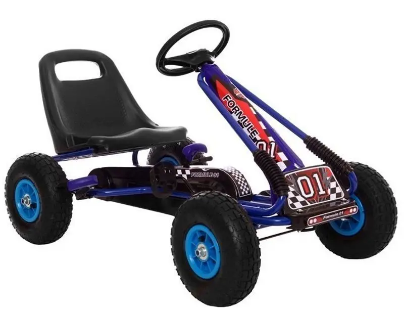 Carting cu pedale Lean Cars A-15 Go-Kart (Blue)