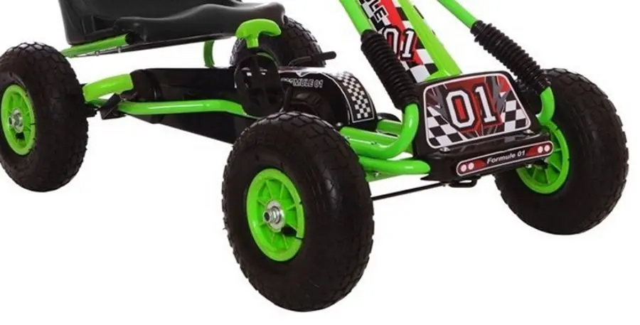 Carting cu pedale Lean Cars A-15 Go-Kart (Green)