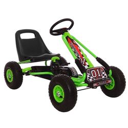 Carting cu pedale Lean Cars A-15 Go-Kart (Green)