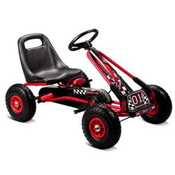 Carting cu pedale Lean Cars A-15 Go-Kart (Red)