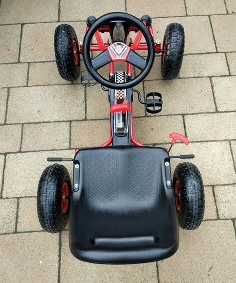 Carting cu pedale Lean Cars A-15 Go-Kart (Red)