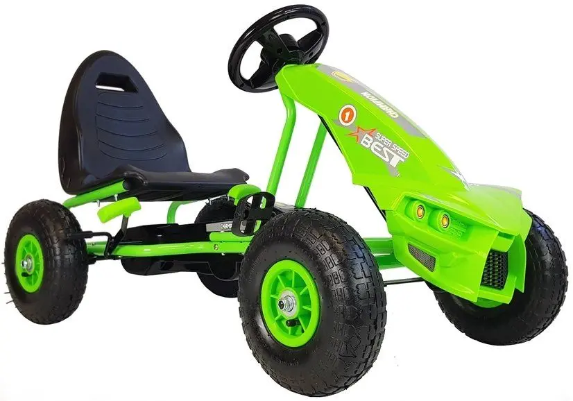 Carting cu pedale Lean Cars Go-Cart A-18 (Green)