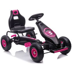 Carting cu pedale Lean Cars GoKart G18 (Pink) Thumb