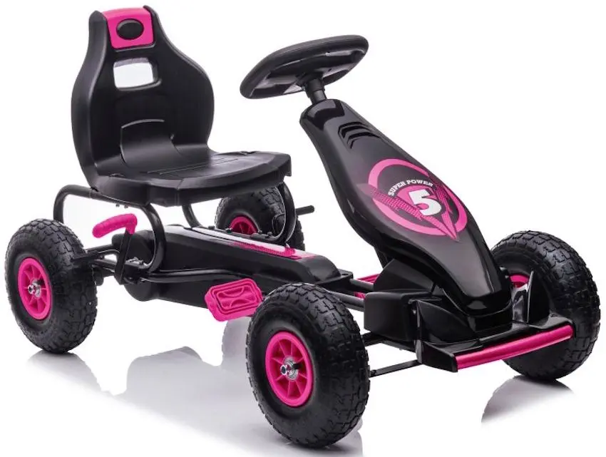 Carting cu pedale Lean Cars GoKart G18 (Pink)