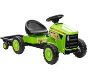 Tractor cu pedale si remorca Lean Cars G206 (Green)