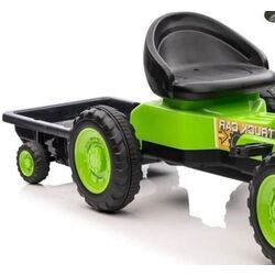 Tractor cu pedale si remorca Lean Cars G206 (Green) Thumb