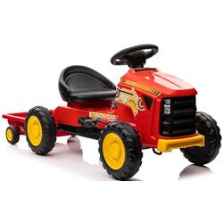 Tractor cu pedale si remorca Lean Cars G206 (Red) Thumb