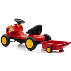 Tractor cu pedale si remorca Lean Cars G206 (Red) Thumb