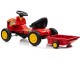 Tractor cu pedale si remorca Lean Cars G206 (Red)