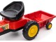 Tractor cu pedale si remorca Lean Cars G206 (Red)