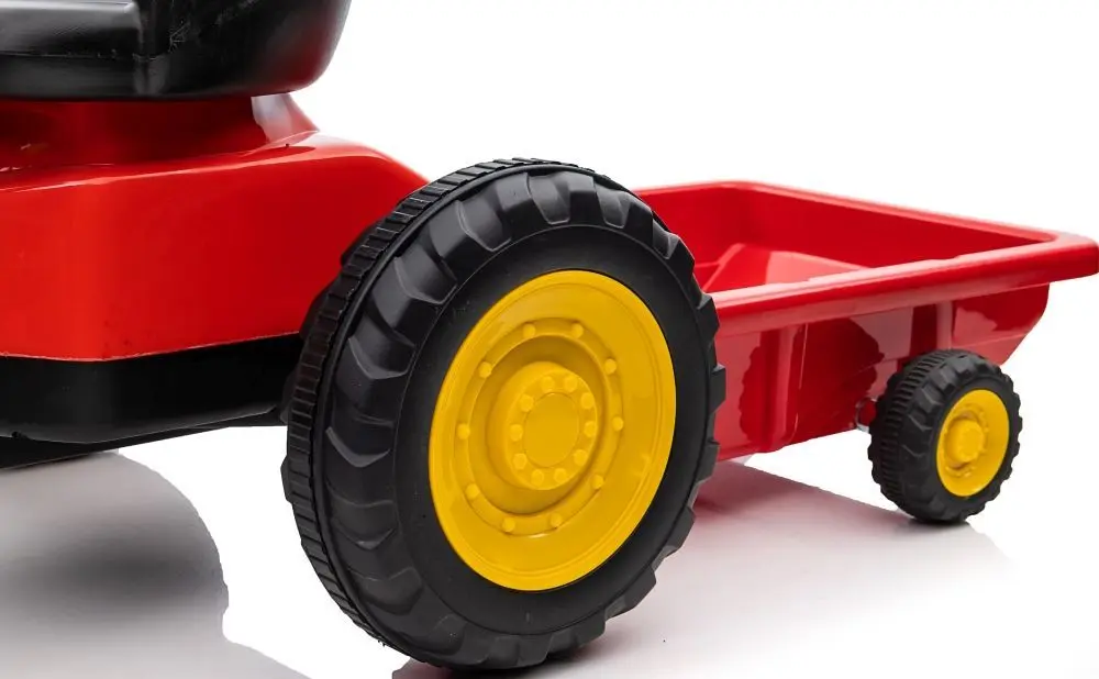 Tractor cu pedale si remorca Lean Cars G206 (Red)