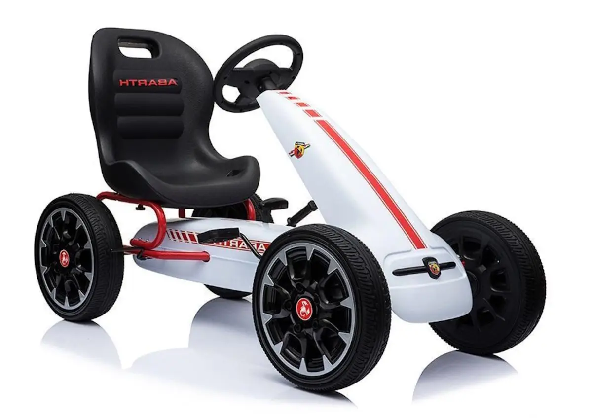 Carting cu pedale Lean Sport Abarth 2176 (White)