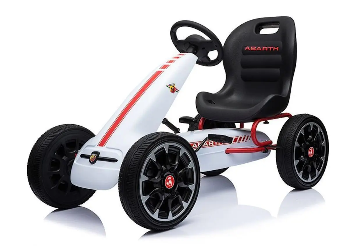 Carting cu pedale Lean Sport Abarth 2176 (White)