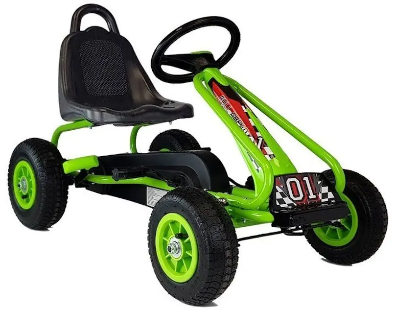 Carting cu pedale Lean Toys G201 (Green)