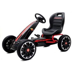 Carting cu pedale Lean Toys Go-Cart Abarth (Black) Thumb