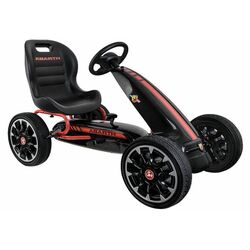Carting cu pedale Lean Toys Go-Cart Abarth (Black)