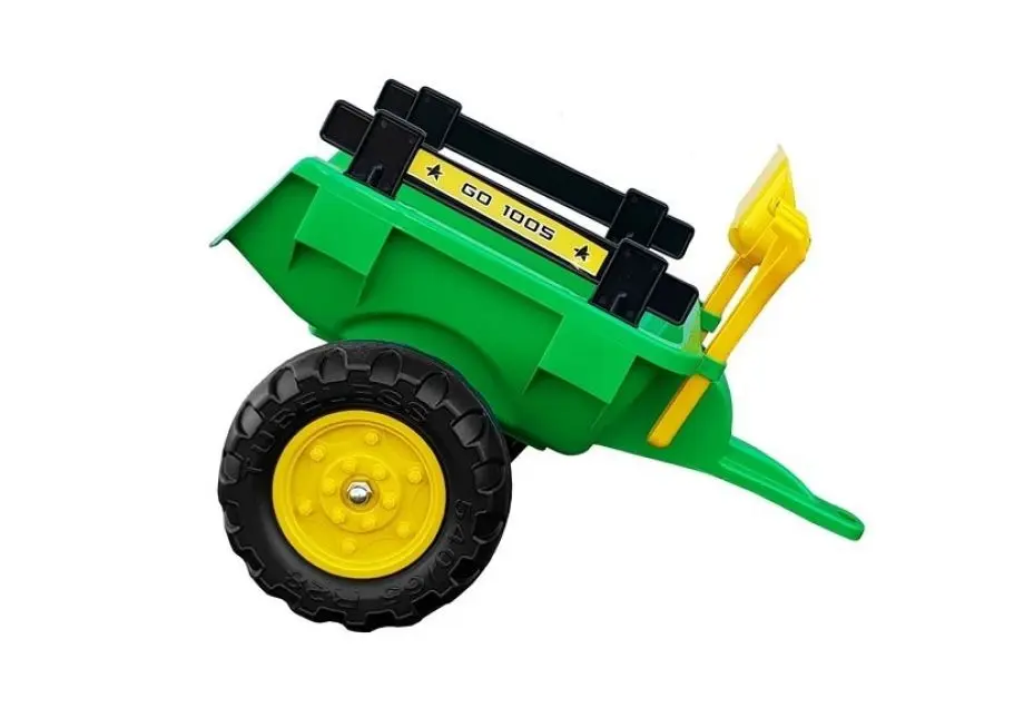 Tractor cu pedale și remocă Lean Toys Benson 5233 (Green)