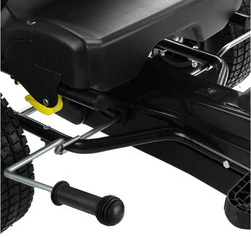 Carting cu pedale LeanToys Go-Kart Monster (White/Black)