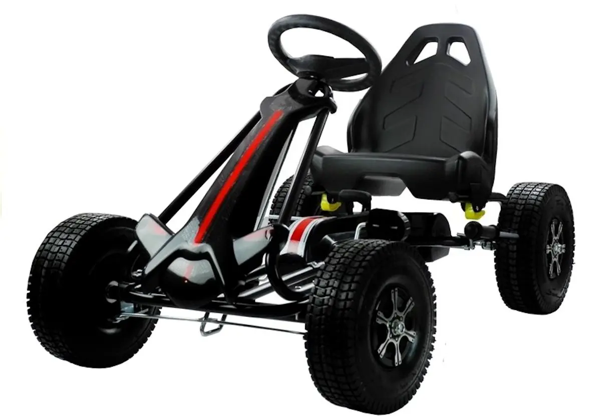 Carting cu pedale LeanToys Monster 3835 (Black)