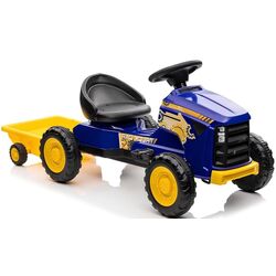 Tractor cu pedale si remorca Lean Cars G206 (Blue/Yellow) Thumb