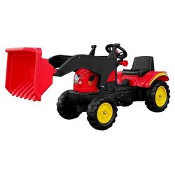 Tractor pedale cu remorca LeanToys 5227 (Red/Black) Thumb