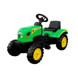 Tractor cu pedale și remocă LeanToys Branson 3827 (Green) Thumb